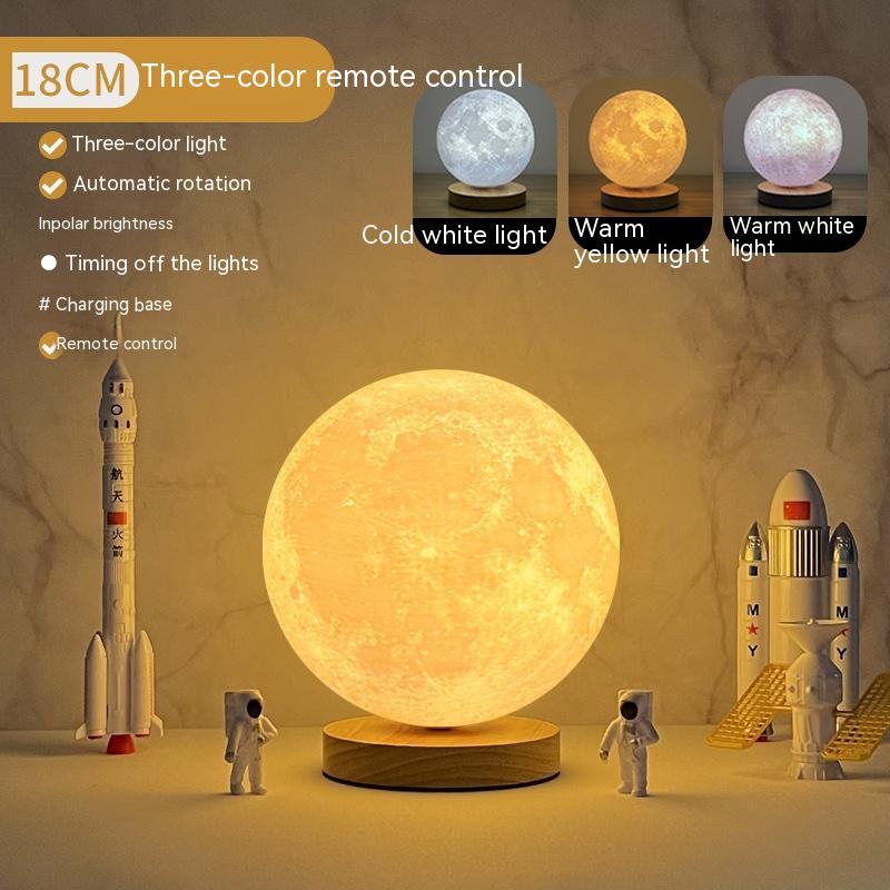 3D Magnetic Floating Moon Lamp