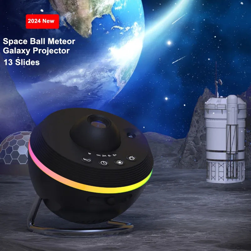 Ultra Clear Galaxy Projector Lamp Rotary Space Ball Planetarium Projector Lights